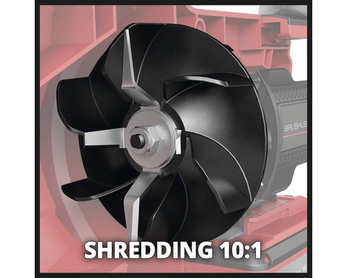 Řezací válec zahradního drtiče s poměrem drcení 10:1