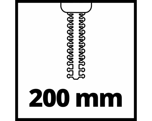 Délka pilového listu přímočaré pily 200 milimetrů