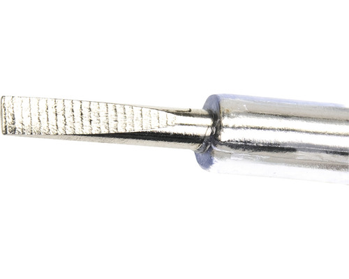 Šroubovák s plochou hlavou, kovový, detail