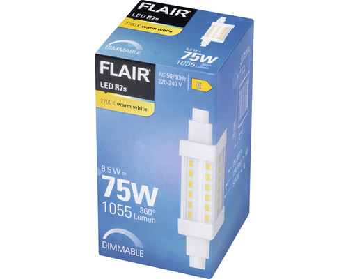 Žárovka FLAIR LED R7s v obalu produktu