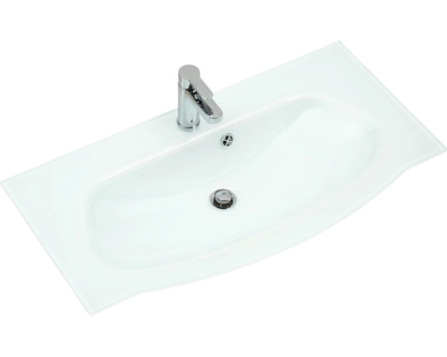 Umyvadlo na desku s baterií do koupelny