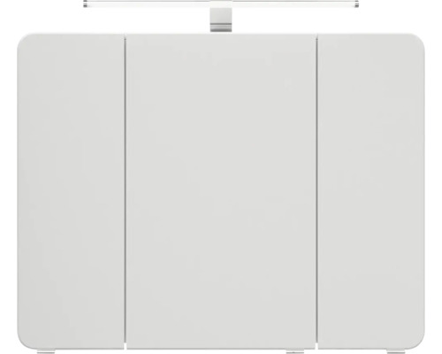 Bílá zrcadlová skříňka s osvětlením