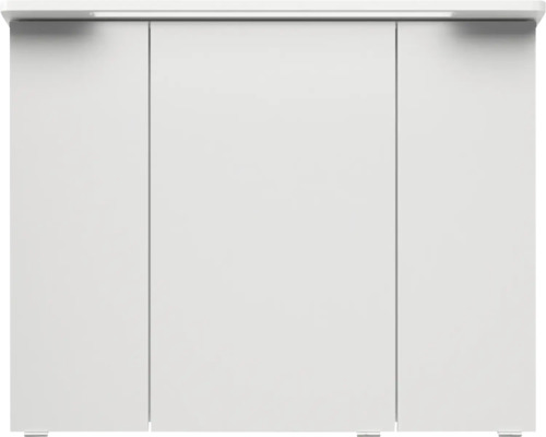 Bílá skříňka pod umyvadlo se třemi dvířky do koupelny