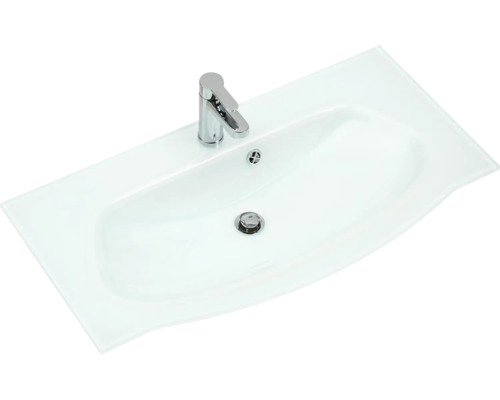 Umyvadlo na desku s baterií do koupelny