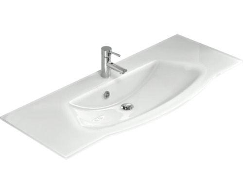 Umyvadlo s baterií a výpustným ventilem