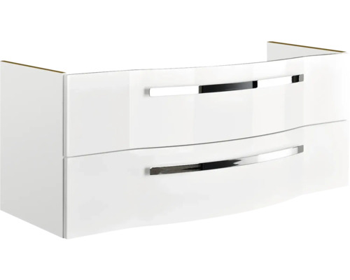 Skříňka pod umyvadlo se dvěma zásuvkami a úchyty