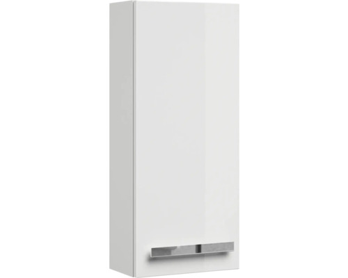 Bílá závěsná skříňka s úchytkou