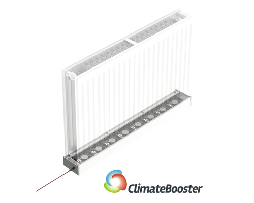 Zesilovač radiátoru s ventilátorem pro zvýšení topného výkonu