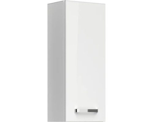 Bílá závěsná skříňka s rukojetí