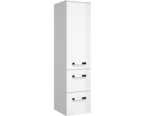 Vysoká skříňka se třemi zásuvkami do koupelny