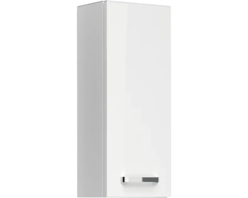 Bílá závěsná skříňka s rukojetí