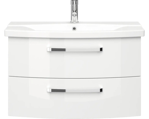 Skříňka pod umyvadlo se dvěma zásuvkami a baterií