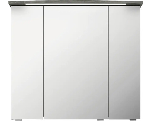 Zrcadlová skříňka se třemi dvířky a osvětlením