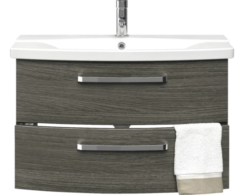 Skříňka pod umyvadlo se dvěma zásuvkami, umyvadlo a vodovodní baterie