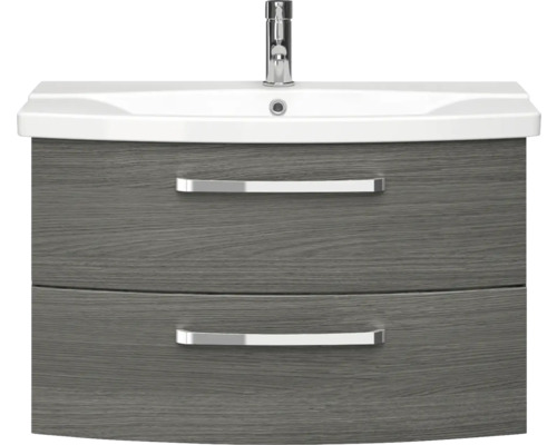 Skříňka pod umyvadlo se dvěma zásuvkami a umyvadlem