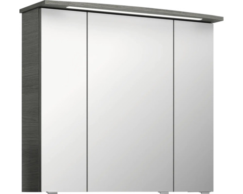 Zrcadlová skříňka se třemi dvířky a osvětlením