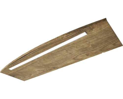 Nástěnné svítidlo s dřevěným dekorem a LED
