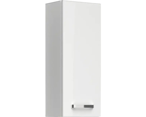 Bílá závěsná skříňka s úchytkou