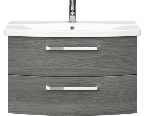 Skříňka pod umyvadlo se dvěma zásuvkami a umyvadlem na desku