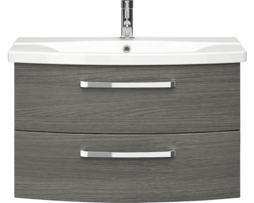 Skříňka pod umyvadlo se dvěma zásuvkami, umyvadlem a baterií