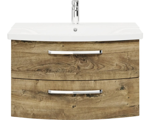 Skříňka pod umyvadlo se dvěma zásuvkami, umyvadlo a armatura