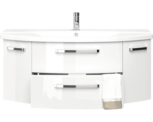 Skříňka pod umyvadlo s umyvadlem, dvě zásuvky a ručník