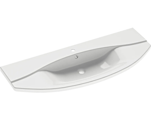 Keramické umyvadlo s otvorem pro kohoutek a přepadem