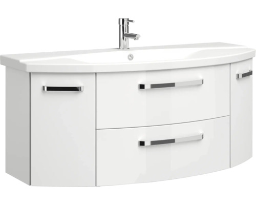 Skříňka pod umyvadlo se dvěma zásuvkami a umyvadlem