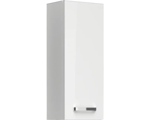 Bílá závěsná skříňka s úchytkou