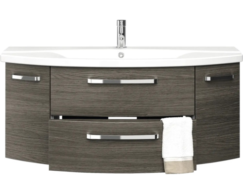 Skříňka pod umyvadlo s umyvadlem a ručníkem