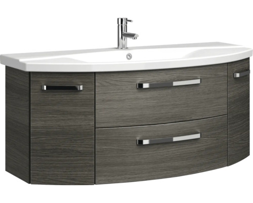 Umyvadlo se skříňkou, dekor dřeva a umyvadlo na desku