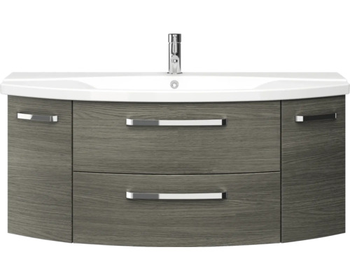 Skříňka pod umyvadlo se dvěma zásuvkami a umyvadlem