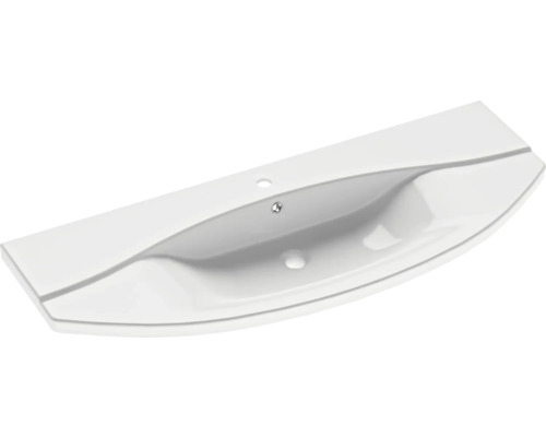 Keramické umyvadlo s otvorem pro kohoutek a přepadem