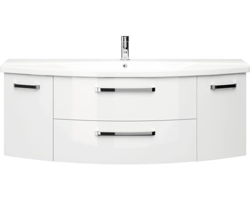 Skříňka pod umyvadlo se dvěma zásuvkami a dvěma dvířky