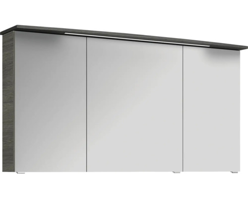 Zrcadlová skříňka se třemi dvířky a osvětlením