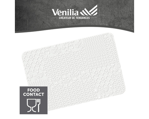 Venilia reliéfní podložka se vzorem a symbolem pro styk s potravinami