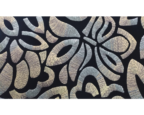 Abstraktní vzor s metalickými akcenty na plátně