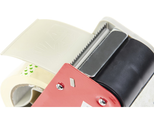 Odvíječ lepicí pásky s krytem a řeznou hranou