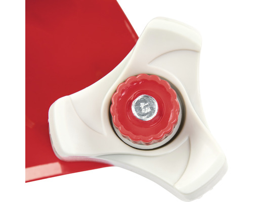 Detail šroubu s křídlovou rukojetí