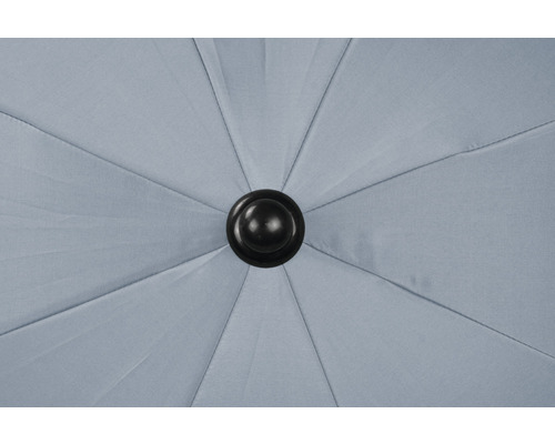 Pohled zespodu na otevřený slunečník