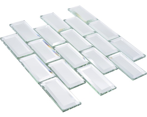 Obdélníkové skleněné mozaikové dlaždice