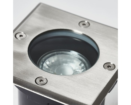 Zapuštěné zemní svítidlo z nerezové oceli