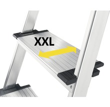 Schůdky Hailo L80 ComfortLine alu 3 stupně, nosnost 150 kg