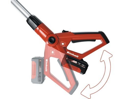 Nůžky na živý plot Einhell s akumulátorem a otočnou rukojetí