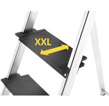 Schůdky Hailo L100 TopLine alu 8 stupňů, nosnost 150 kg