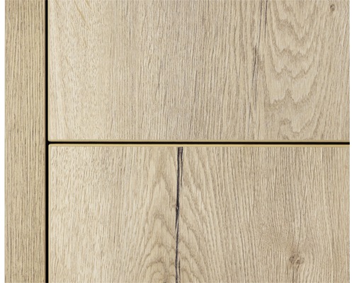 Detail kuchyňské skříňky s dřevěnou strukturou