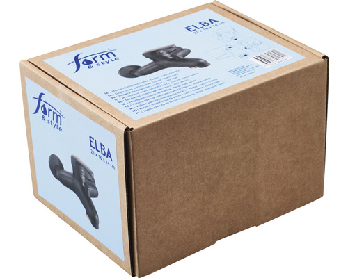 Obalová krabice vodovodní baterie značky Form and Style, model Elba