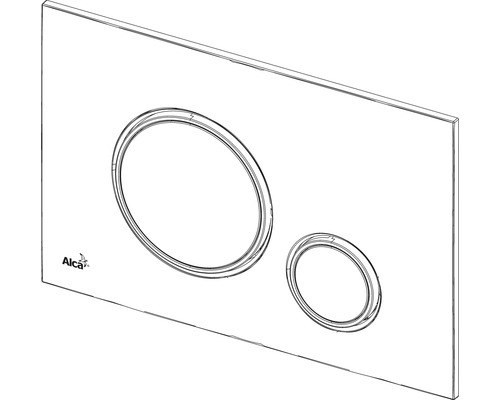 Ovládací tlačítko se dvěma tlačítky a logem Alca