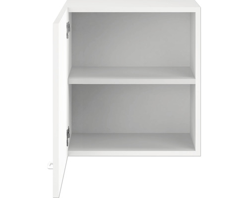 Otevřená nástěnná skříňka se dvěma policemi