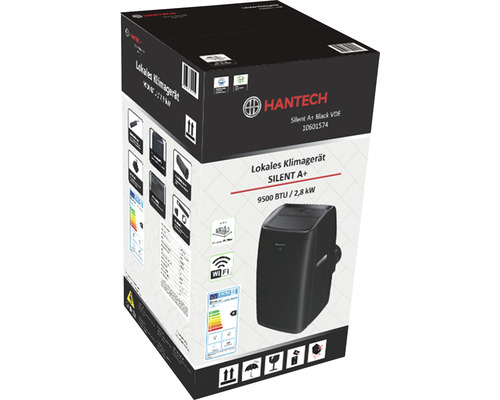 Balení klimatizace Hantech Silent A+ s výkonem 9500 BTU